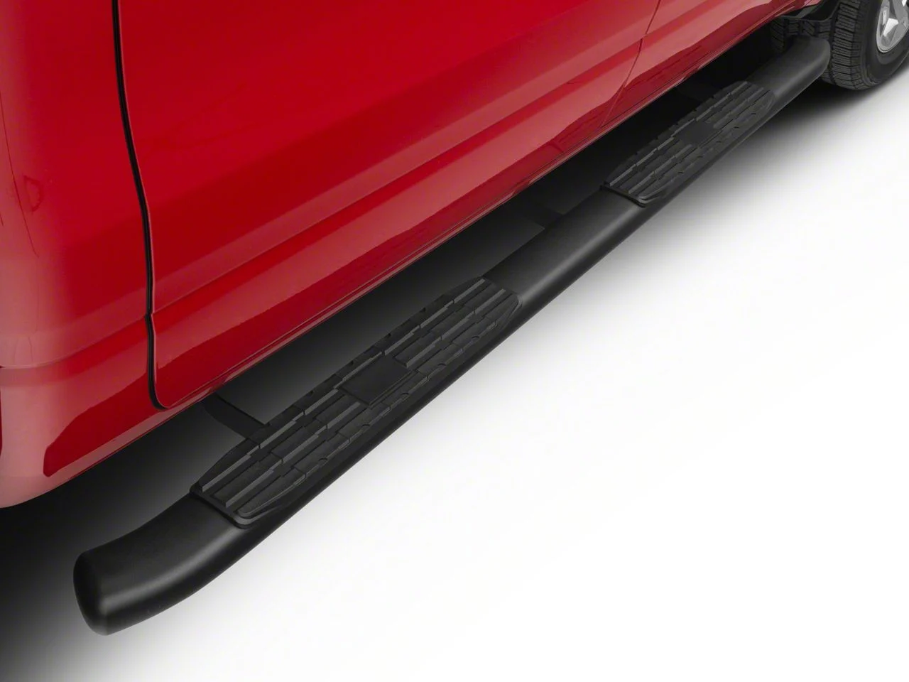 4-Inch Blackout Series Side Step Bars (19-26 RAM 1500 Crew Cab)