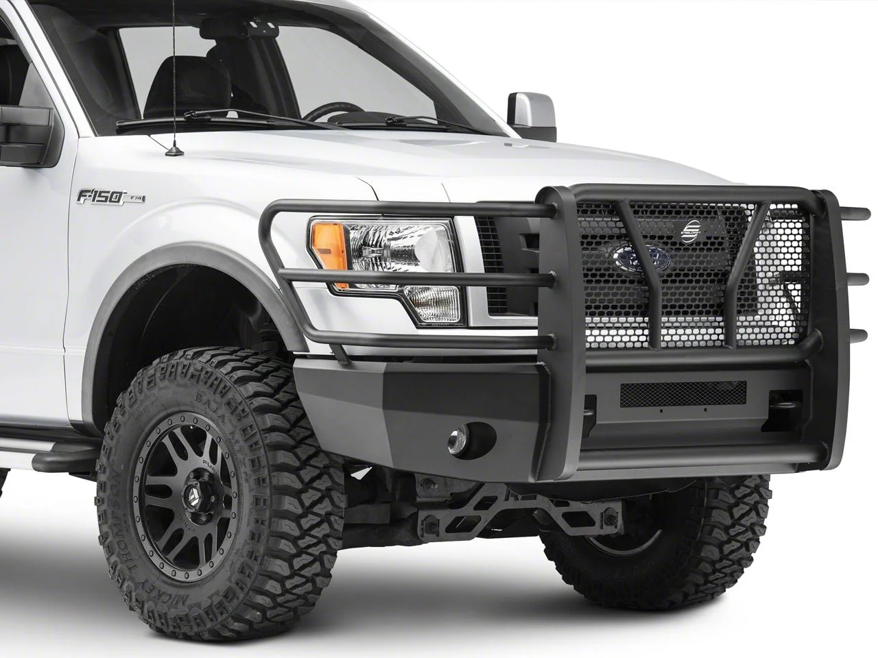 Elevation Front Bumper; Fine Textured Black (09-14 F-150, Excluding Raptor)