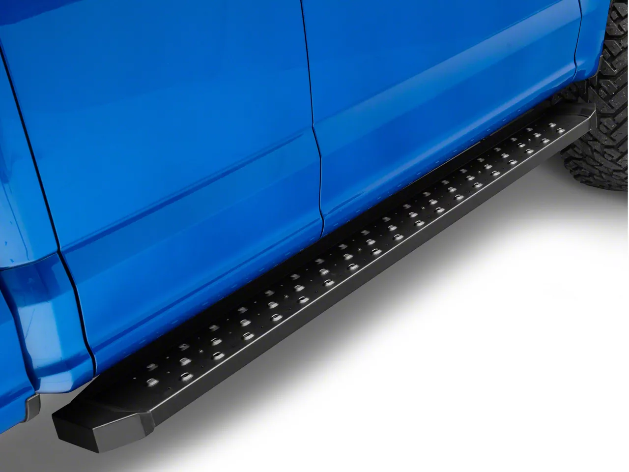 STX600 Running Boards; Black (15-24 F-150)