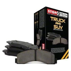 StopTech Truck and SUV Semi-Metallic Brake Pads; Rear Pair (02-18 RAM 1500, Excluding SRT-10 & Mega Cab)