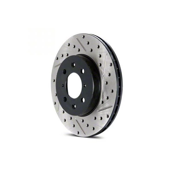 StopTech Sport Drilled and Slotted 8-Lug Rotor; Rear Passenger Side (10-18 RAM 3500)