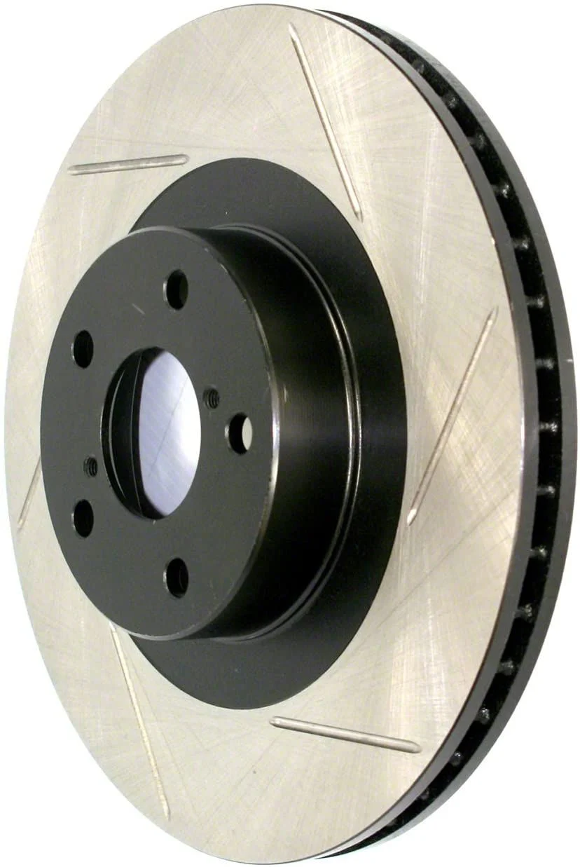 StopTech Sport Slotted 8-Lug Rotor; Rear Driver Side (11-19 Silverado 2500 HD)