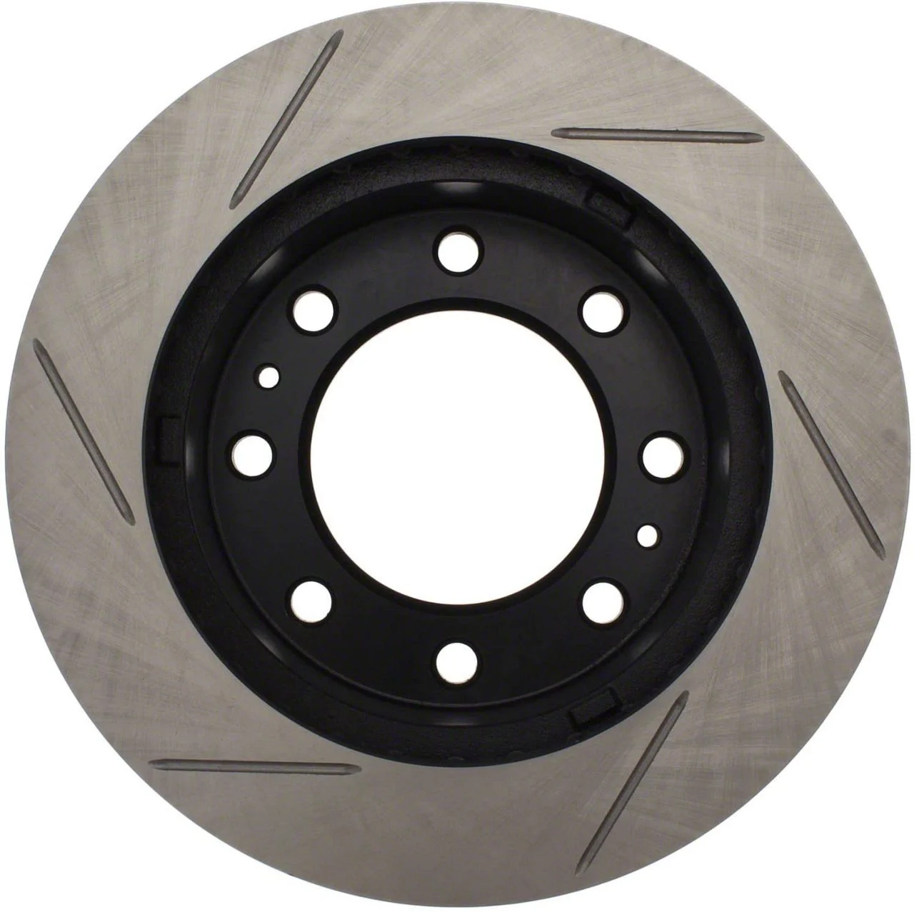 StopTech Sport Slotted 8-Lug Rotor; Front Driver Side (07-10 Silverado 3500 HD)