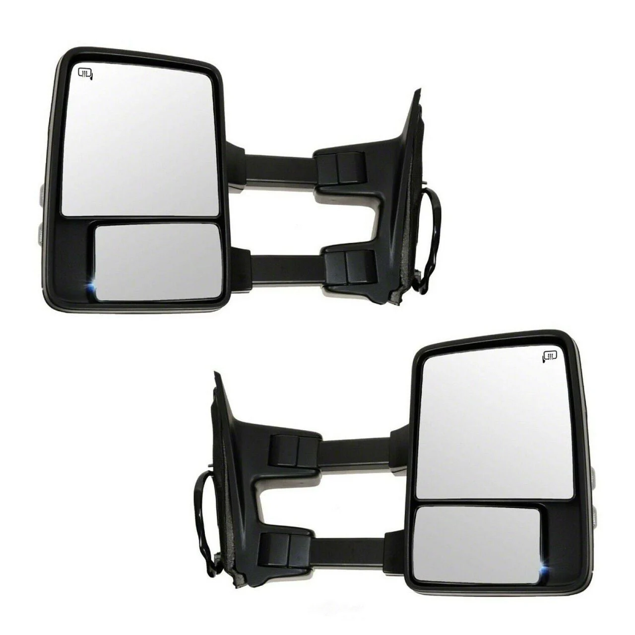 180 Degree Swing Powered Heated Memory Manual Folding Towing Mirrors (11-13 F-250 Super Duty)