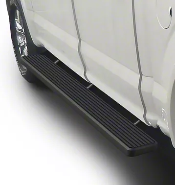 5-Inch iStep Running Boards; Black (17-26 F-250 Super Duty SuperCrew)
