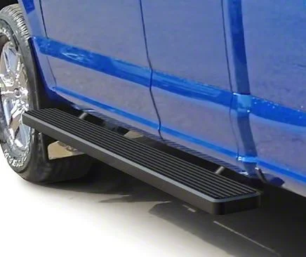 5-Inch iStep Running Boards; Black (17-26 F-250 Super Duty SuperCab)