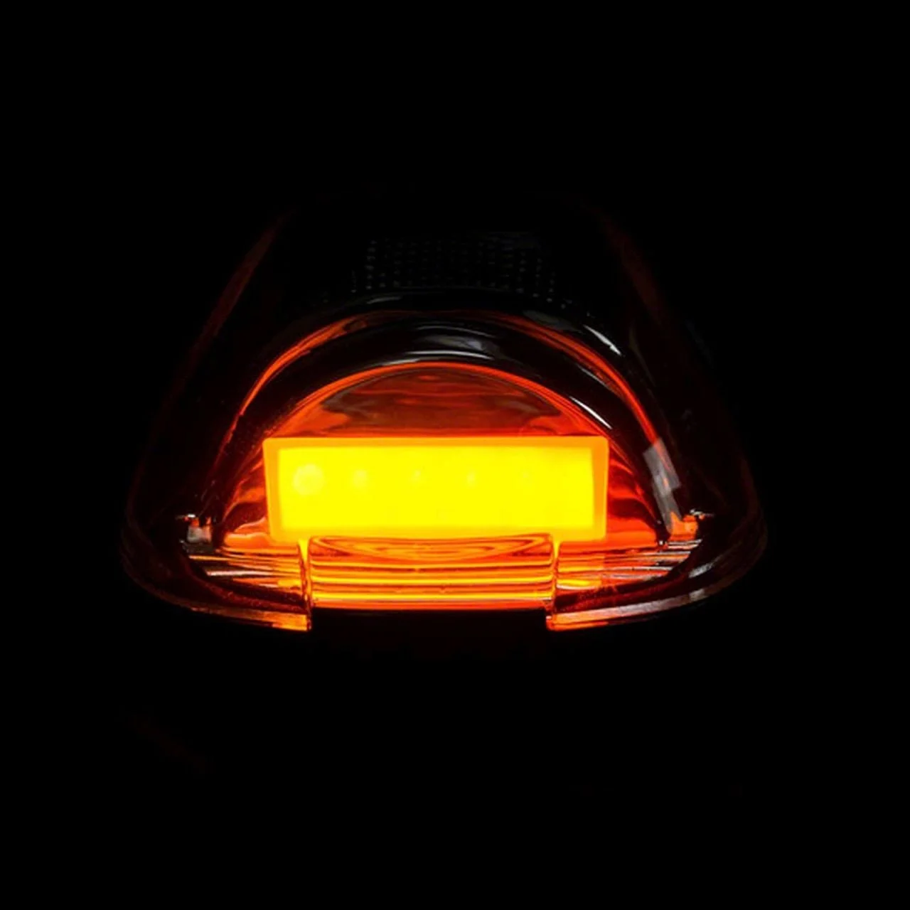 5-Piece Amber OLED Roof Cab Lights; Amber Lens (11-16 F-250 Super Duty)