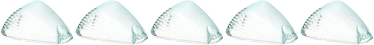 5-Piece White Xenon Roof Cab Lights; Clear Lens (11-16 F-250 Super Duty)