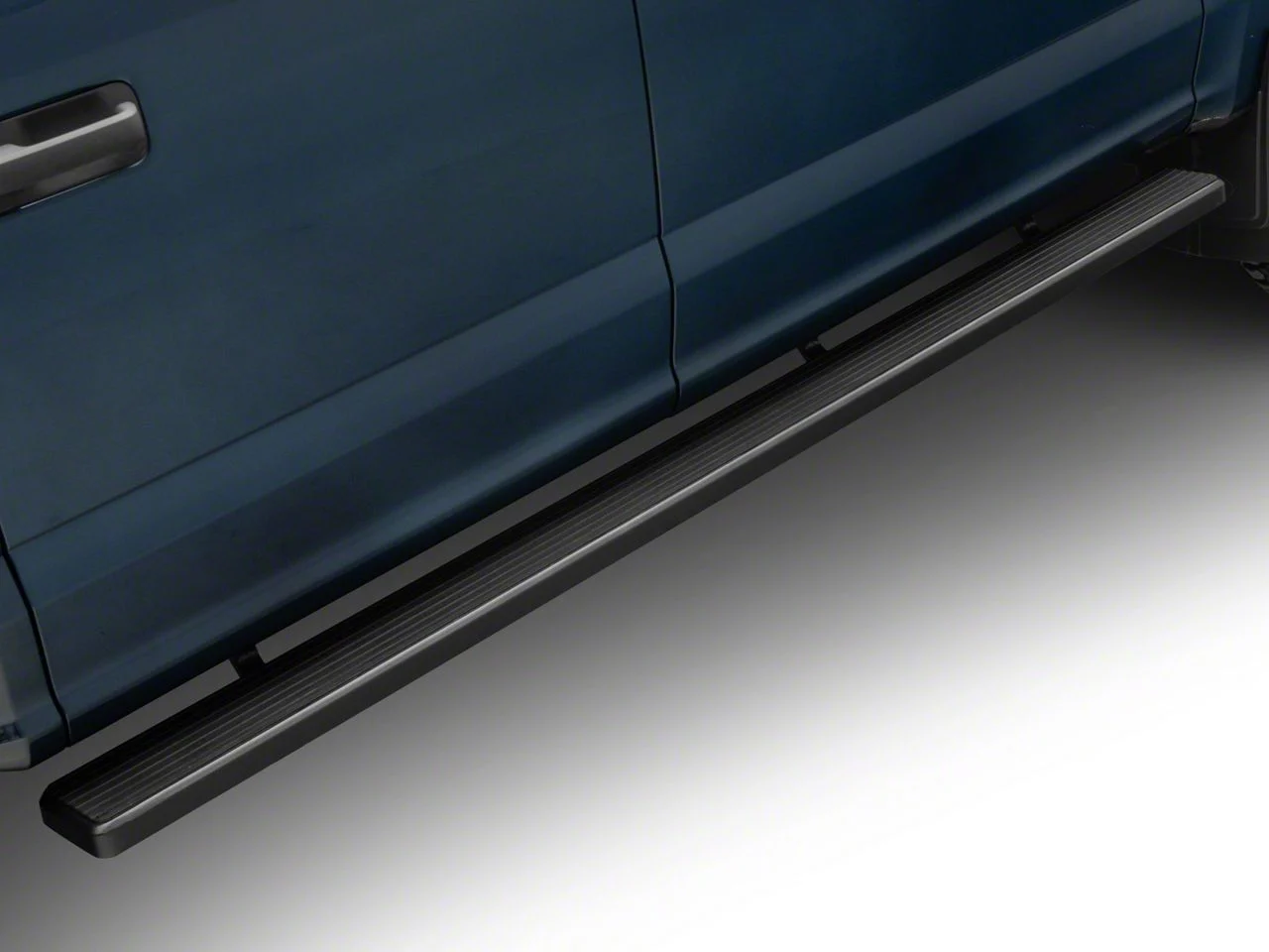 6-Inch iStep Running Boards; Black (17-26 F-250 Super Duty SuperCrew)