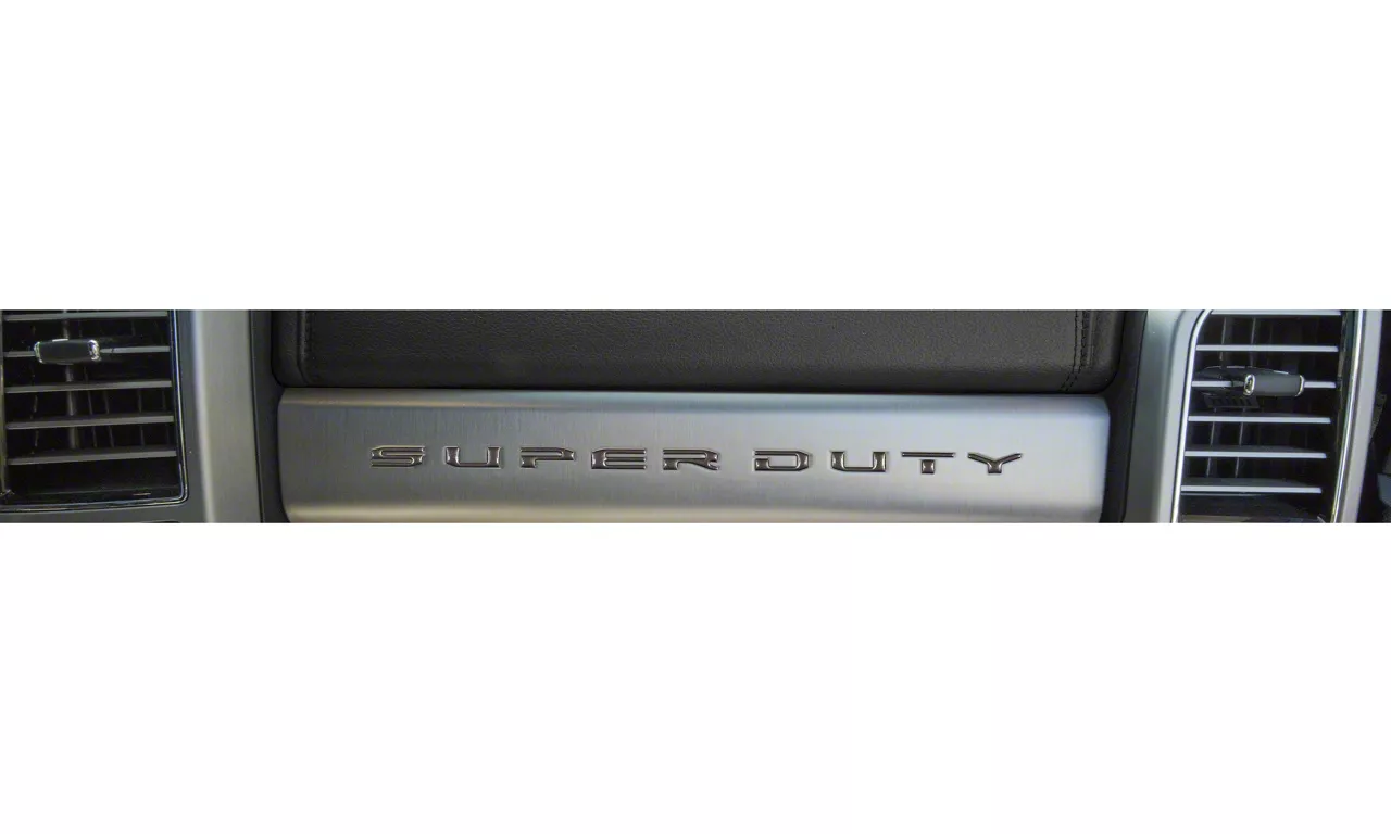 Glove Box Letter Inserts; Caribou (17-22 F-250 Super Duty)