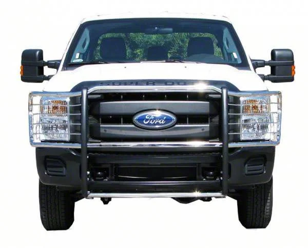 Grille Guard; Stainless Steel (11-16 F-250 Super Duty)