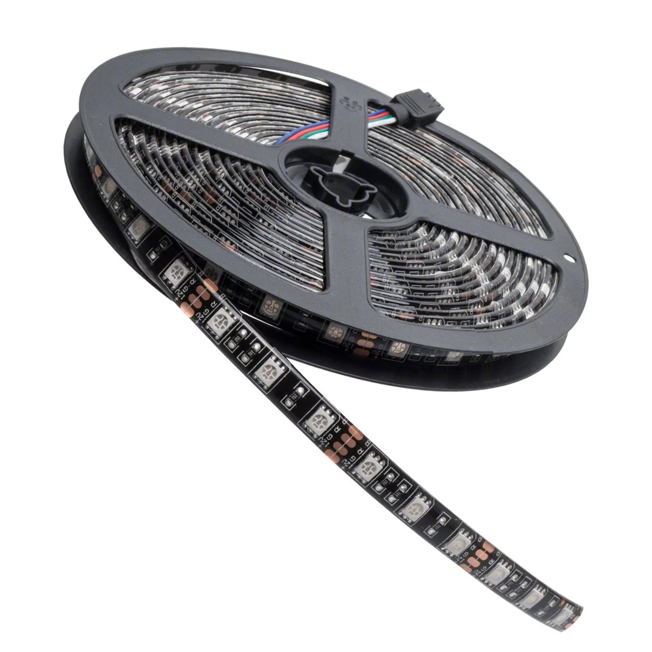 Oracle 12-Inch Black Backing Exterior LED Flexible Strip; UV/Purple (Universal; Some Adaptation May Be Required)