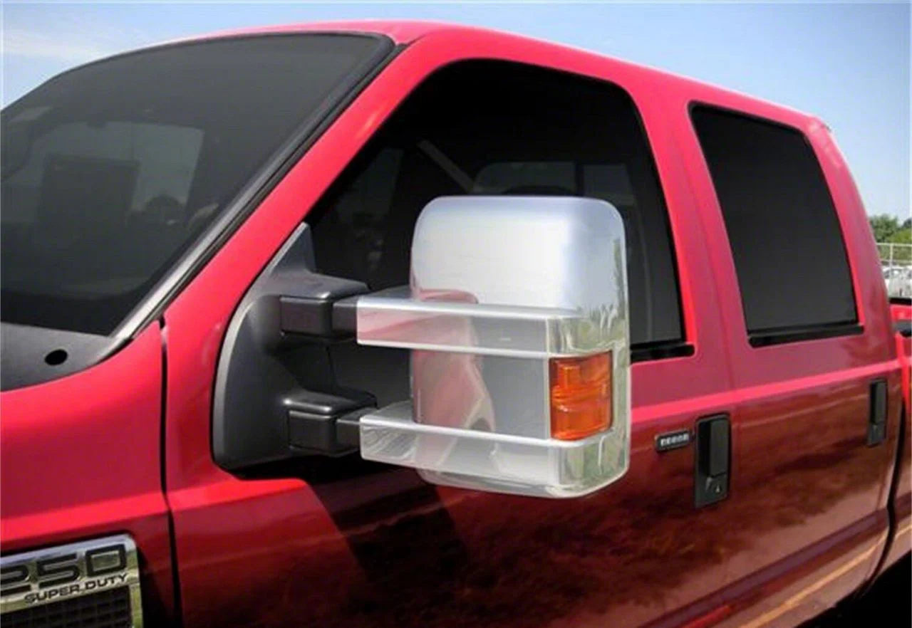 Putco Mirror Covers; Chrome (11-16 F-250 Super Duty)