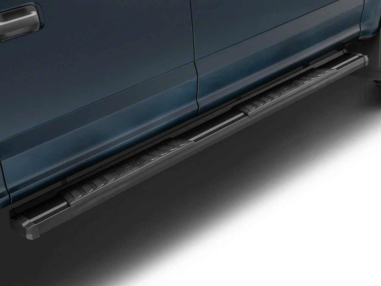 OE Style Running Boards; Black (17-26 F-250 Super Duty SuperCrew)