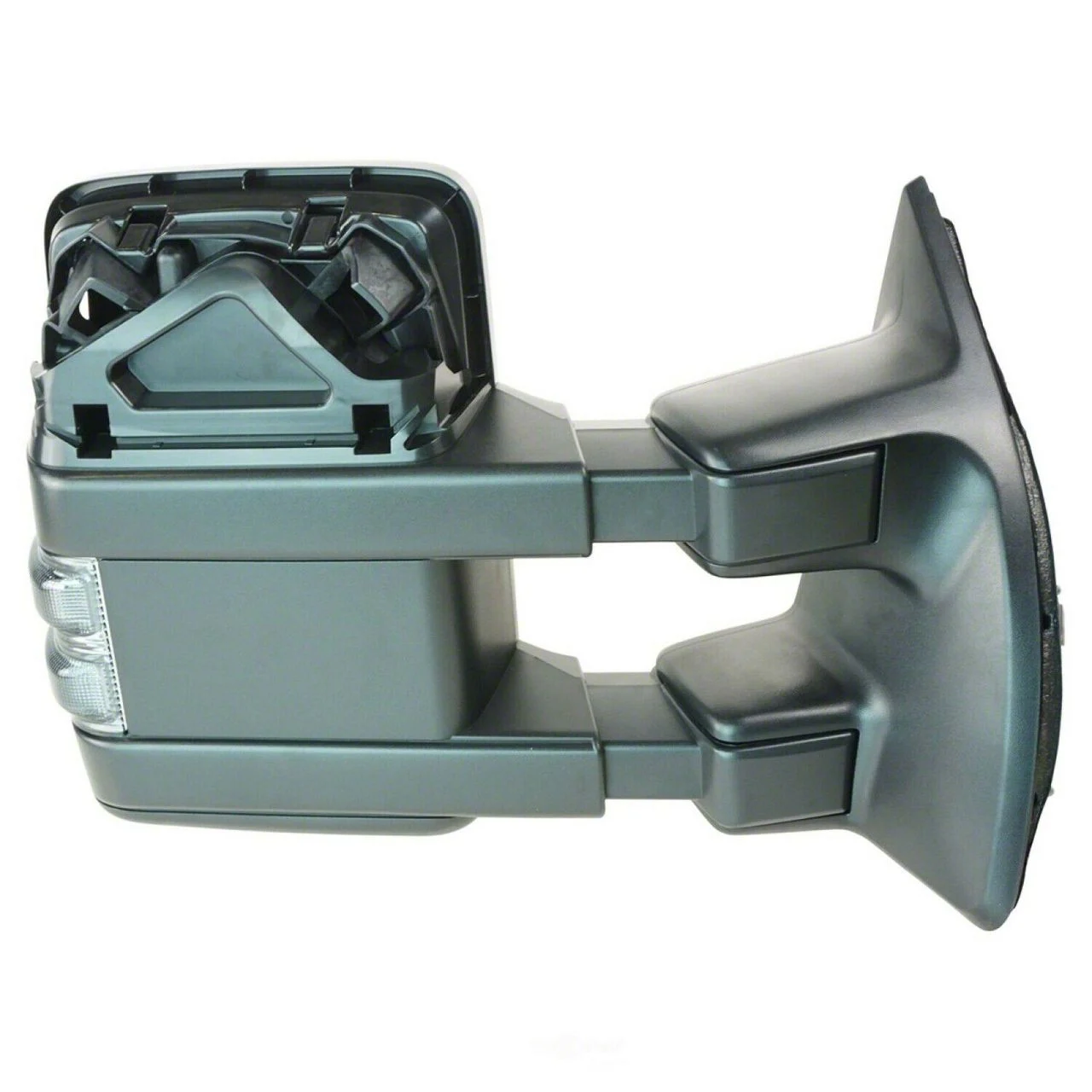 Powered Heated Power Folding Towing Mirror without Cap; Passenger Side (11-16 F-250 Super Duty)