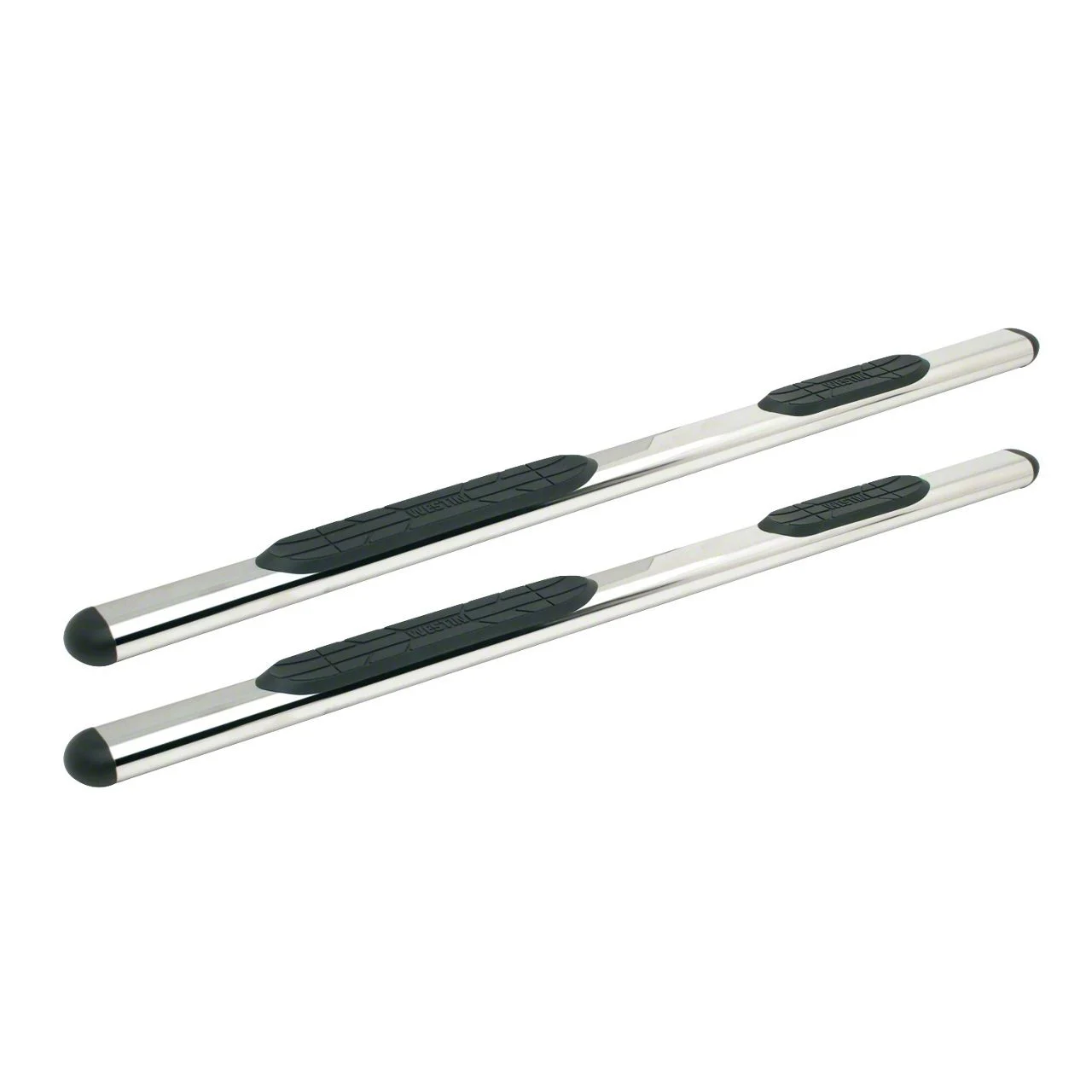 Westin Premier 4 Oval Nerf Side Step Bars with Mounting Kit; Stainless Steel (11-16 F-250 Super Duty SuperCab)