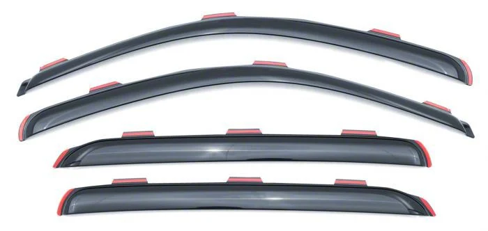Ventvisor Elite In-Channel Side Window Delflectors; Smoked (17-24 F-250 Super Duty SuperCrew)