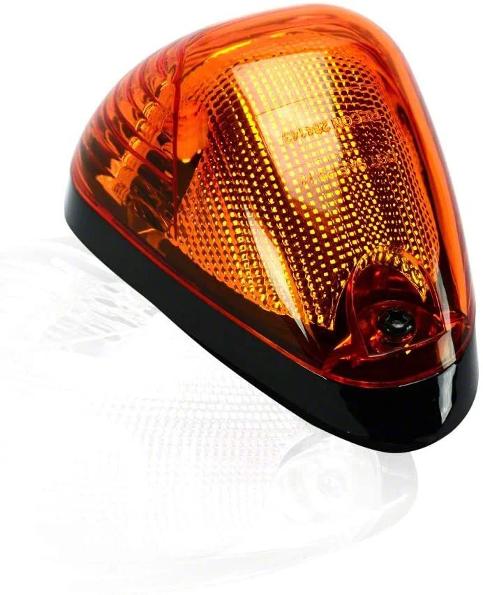 Single Amber LED Roof Cab Light; Amber Lens (11-16 F-250 Super Duty)
