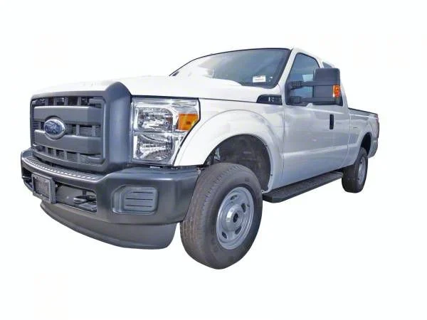 STX600 Running Boards; Black (11-16 F-250 Super Duty Regular Cab)