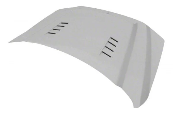 Type-E Style Ram Air Hood; Unpainted (17-22 F-250 Super Duty)