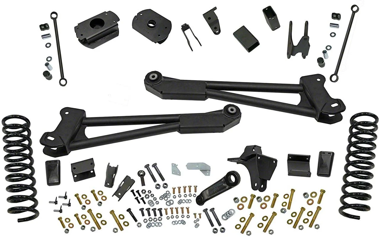 SuperLift 3.50-Inch Radius Arm Suspension Lift Kit with Shock Extensions (19-26 4WD 6.7L RAM 2500 w/o Air Ride, Excluding Power Wagon)