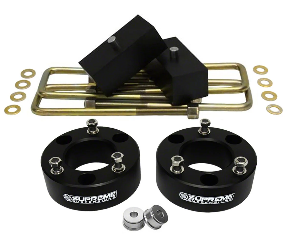 Supreme Suspensions 2-Inch Front / 1.50-Inch Rear Pro Billet Suspension Lift Kit (07-18 Sierra 1500, Excluding 14-18 Denali)