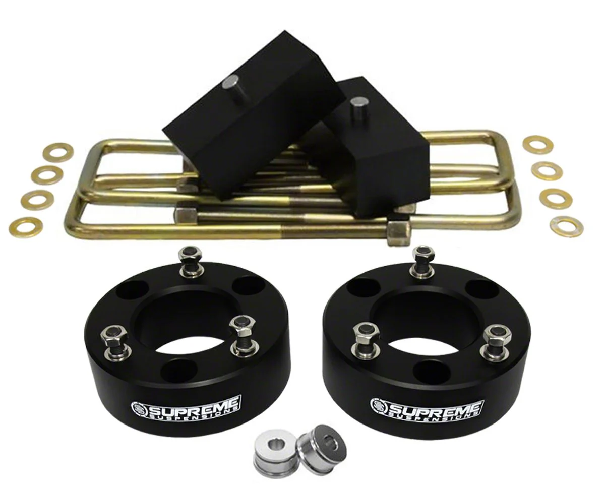 Supreme Suspensions 2-Inch Front / 1.50-Inch Rear Pro Billet Suspension Lift Kit (07-18 Silverado 1500)