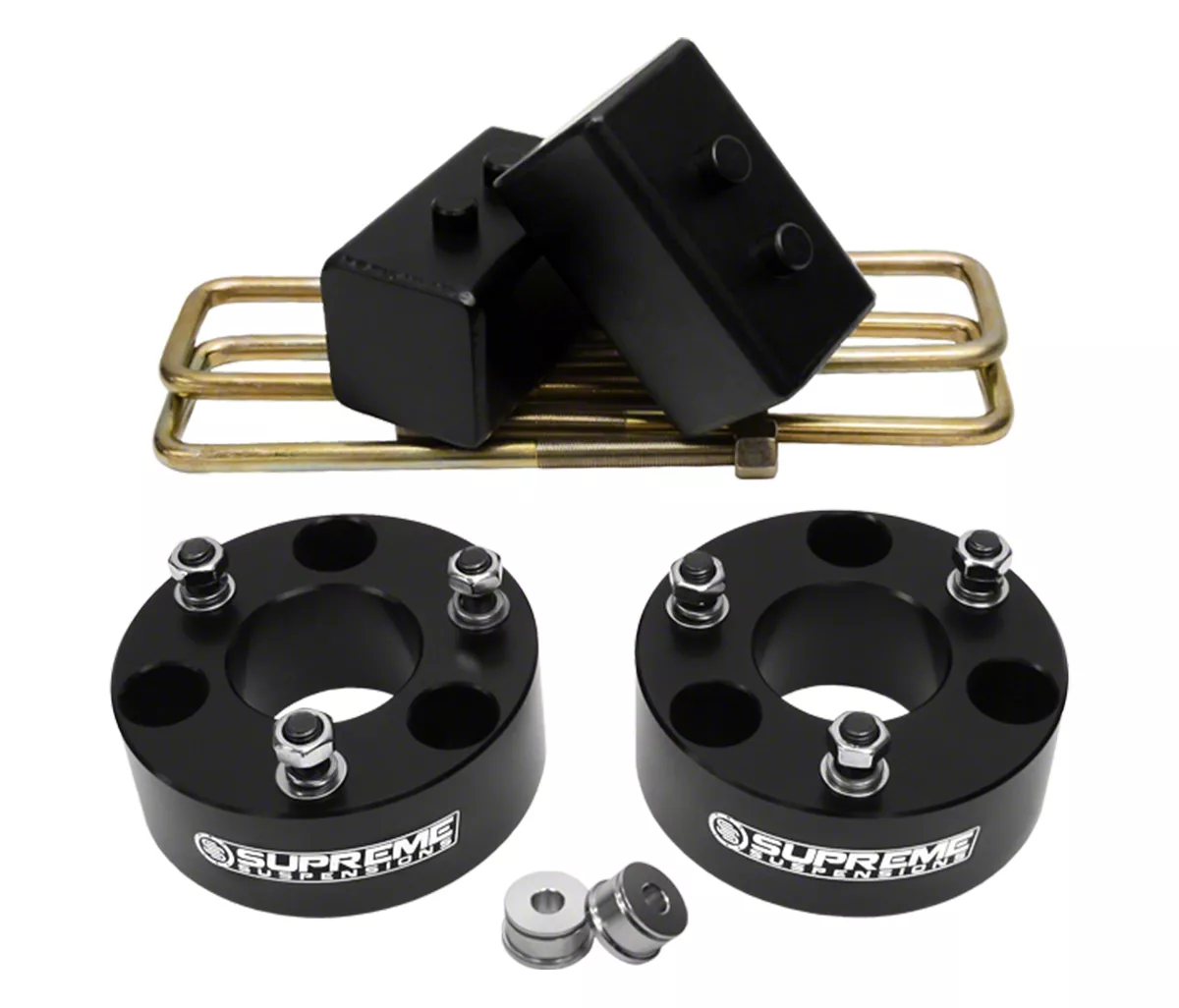 Supreme Suspensions 2-Inch Front / 2-Inch Rear Pro Billet Suspension Lift Kit (09-26 2WD F-150)