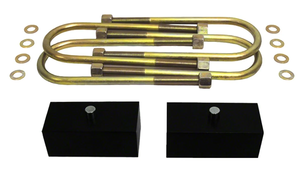 Supreme Suspensions 2-Inch Pro Billet Rear Lift Blocks (07-18 Sierra 1500, Excluding 14-18 Denali)