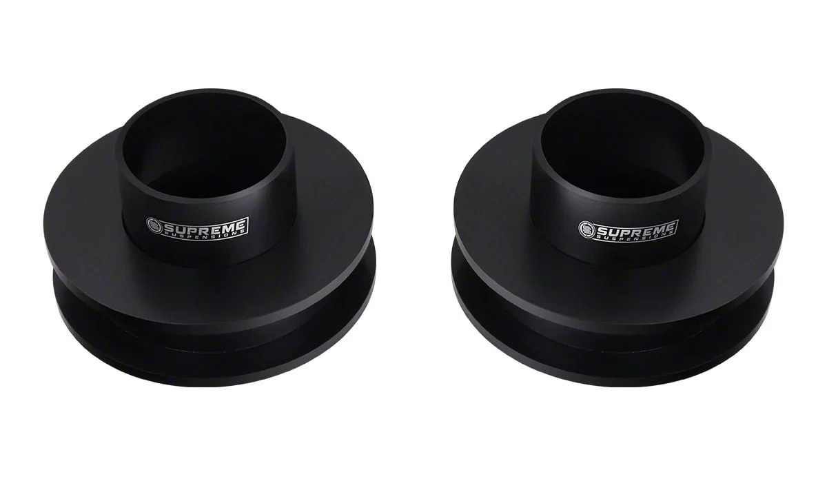 Supreme Suspensions 2-Inch Pro Front Spring Spacer Leveling Kit (02-18 2WD RAM 1500 w/o Air Ride, Excluding Mega Cab & TRX)