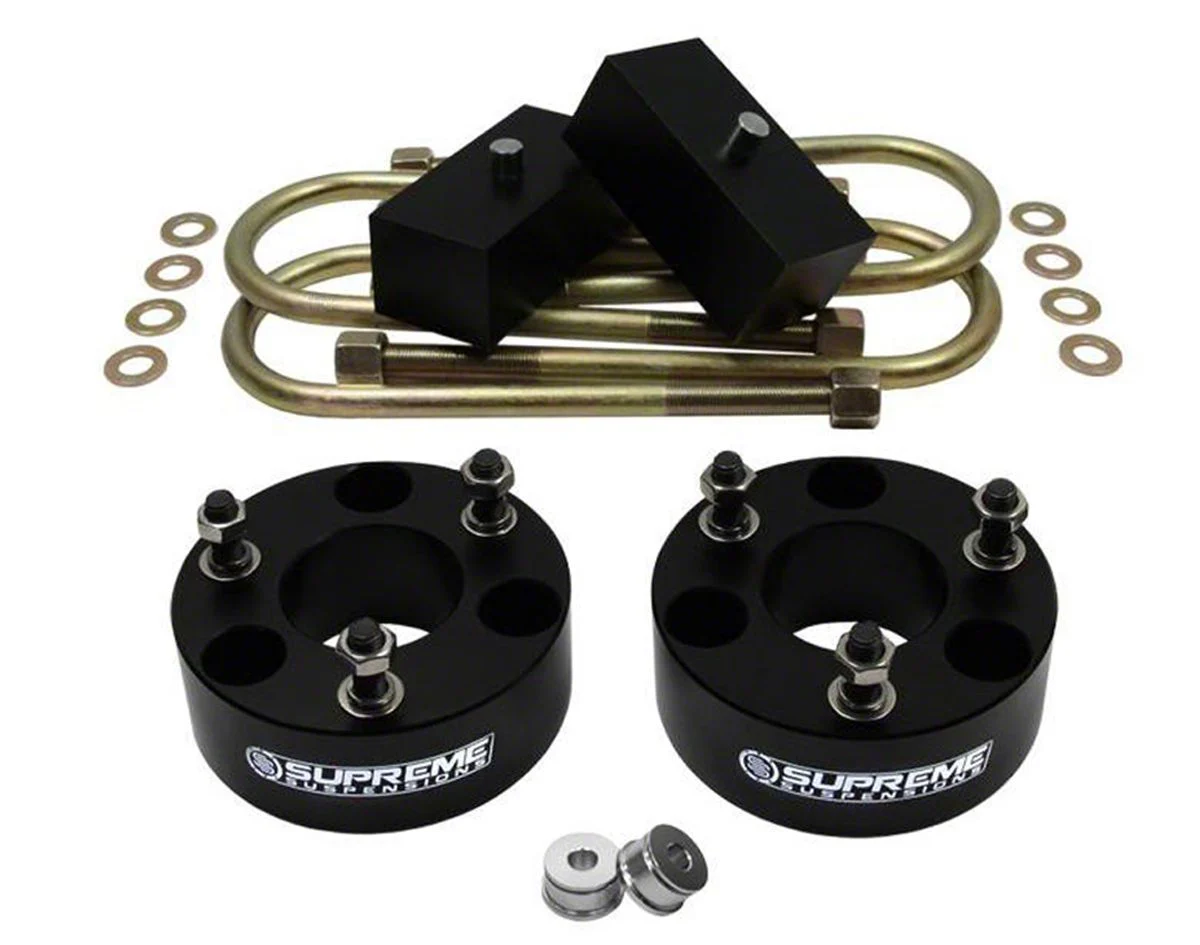 Supreme Suspensions 2.50-Inch Front / 1-Inch Rear Pro Billet Suspension Lift Kit (06-08 4WD RAM 1500, Excluding Mega Cab)