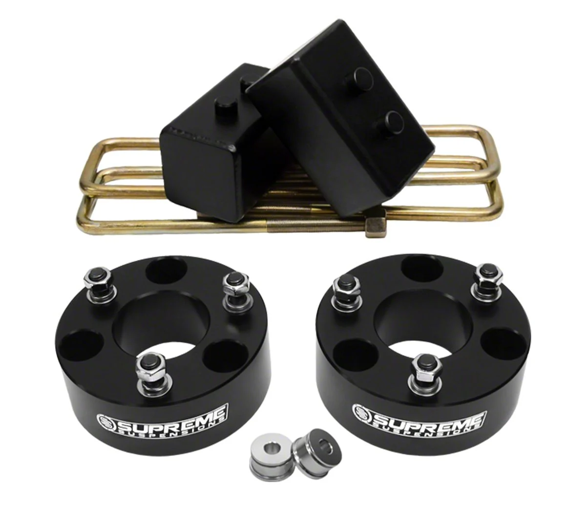 Supreme Suspensions 2.50-Inch Front / 1.50-Inch Rear Pro Billet Suspension Lift Kit (04-20 4WD F-150, Excluding Raptor)