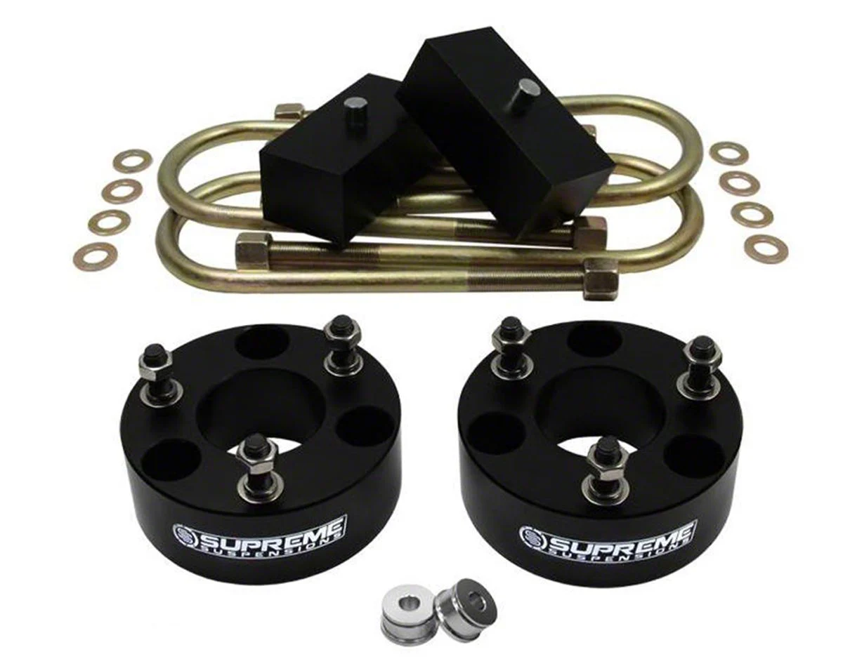 Supreme Suspensions 2.50-Inch Front / 2-Inch Rear Pro Billet Suspension Lift Kit (06-08 4WD RAM 1500, Excluding Mega Cab)