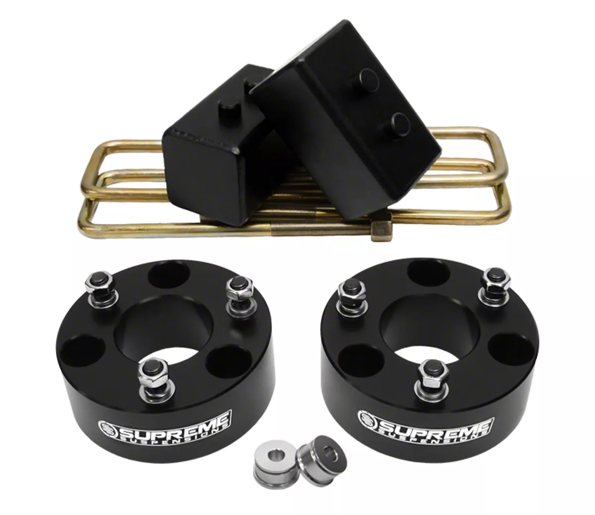 Supreme Suspensions 2.50-Inch Front / 3-Inch Rear Pro Billet Suspension Lift Kit (04-20 2WD/4WD F-150, Excluding Raptor)