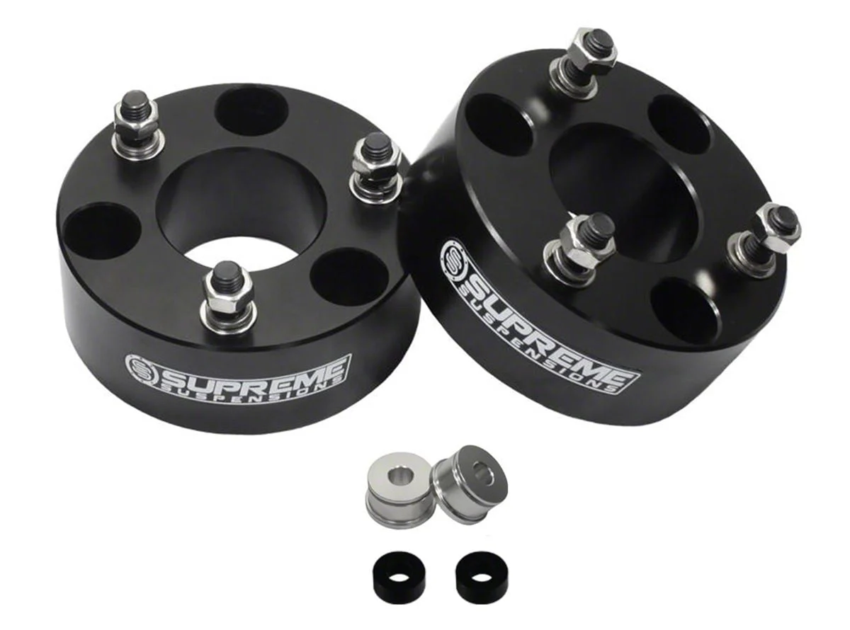 Supreme Suspensions 2.50-Inch Pro Billet Strut Spacer Leveling Kit (04-26 2WD/4WD F-150, Excluding Raptor)