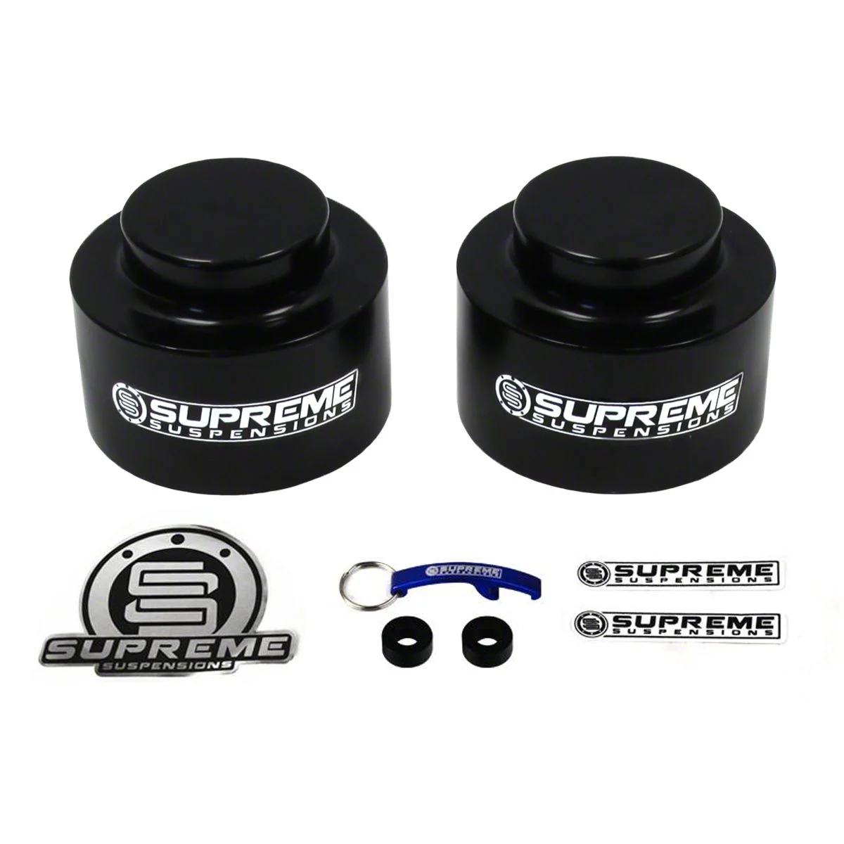 Supreme Suspensions 3-Inch Pro Billet Rear Spring Spacer Leveling Kit (09-18 4WD RAM 1500 w/o Air Ride)