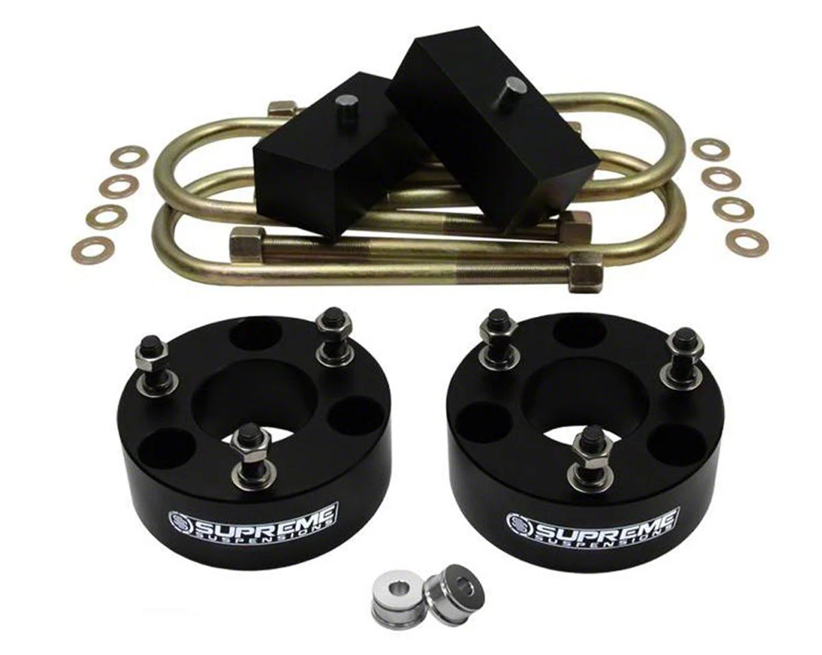 Supreme Suspensions 3.50-Inch Front / 1.50-Inch Rear Pro Billet Suspension Lift Kit (06-08 4WD RAM 1500, Excluding Mega Cab & TRX)