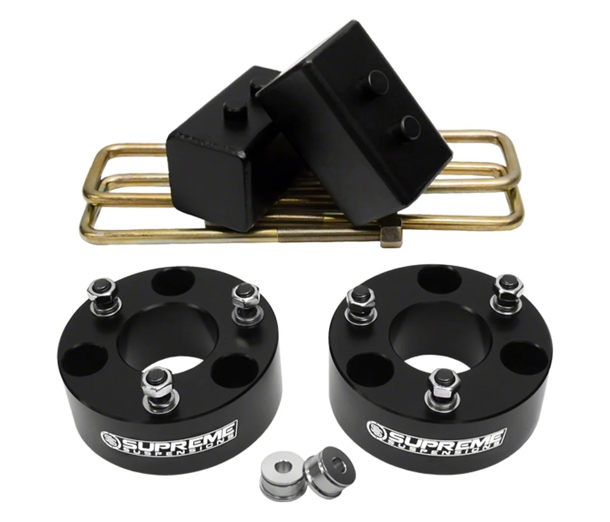 Supreme Suspensions 3.50-Inch Front / 2-Inch Rear Pro Billet Suspension Lift Kit (04-08 2WD/4WD F-150, Excluding FX4)