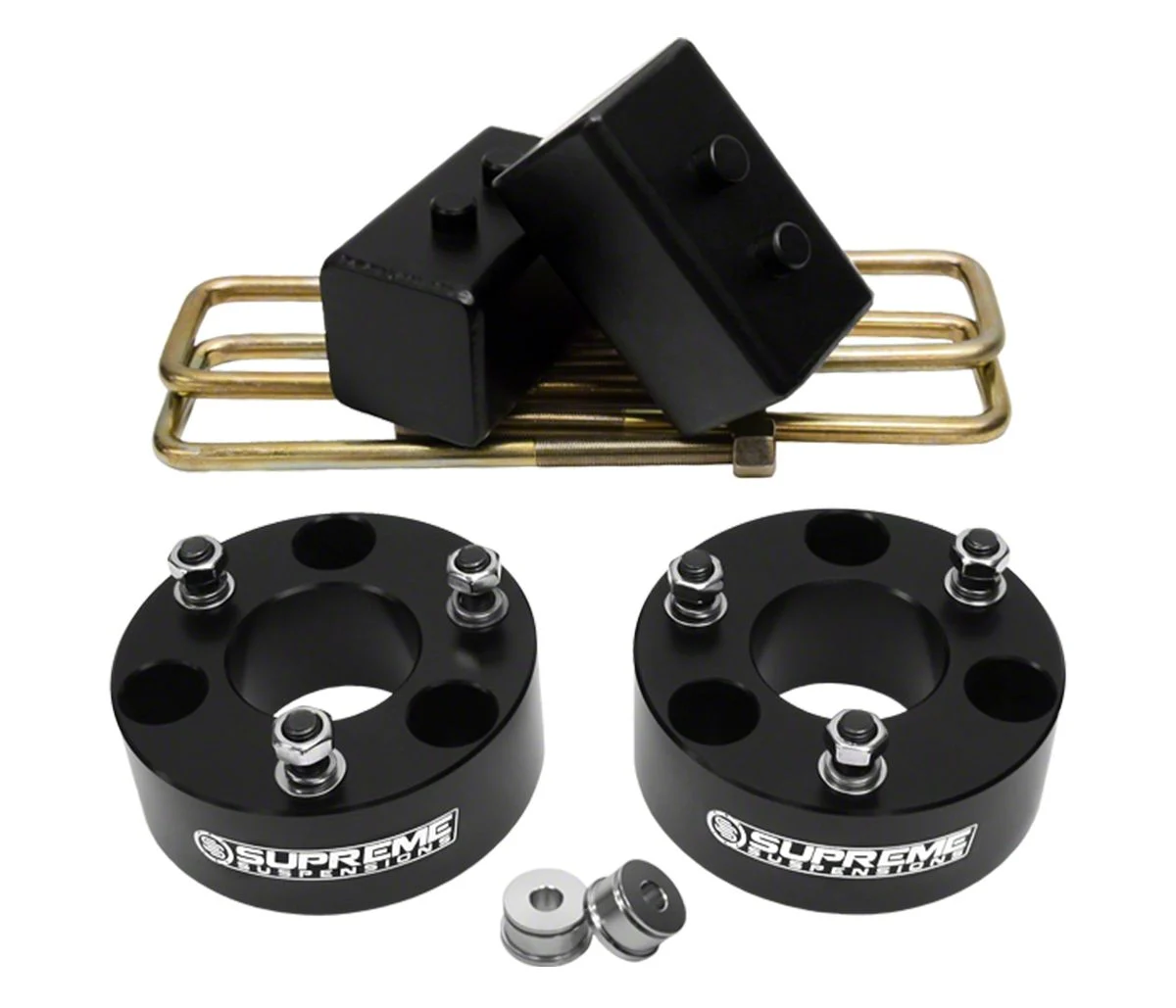 Supreme Suspensions 3.50-Inch Front / 3-Inch Rear Pro Billet Suspension Lift Kit (04-08 2WD/4WD F-150, Excluding FX4)