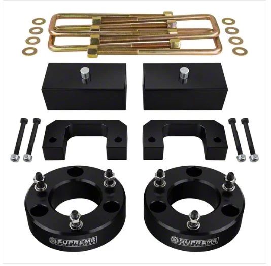 Supreme Suspensions 3.50-Inch Front / 3-Inch Rear Pro Billet Suspension Lift Kit (07-18 Sierra 1500, Excluding 14-18 Denali)