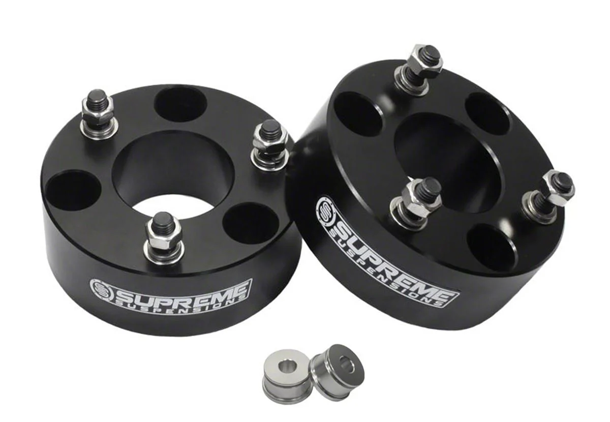 Supreme Suspensions 3.50-Inch Pro Billet Front Strut Spacer Leveling Kit (06-18 4WD RAM 1500 w/o Air Ride, Excluding Mega Cab & Rebel)