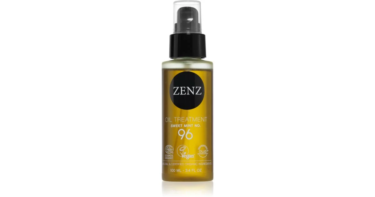ZENZ Organic Sweet Mint No. 96 olio per capelli e cuoio capelluto 100 ml