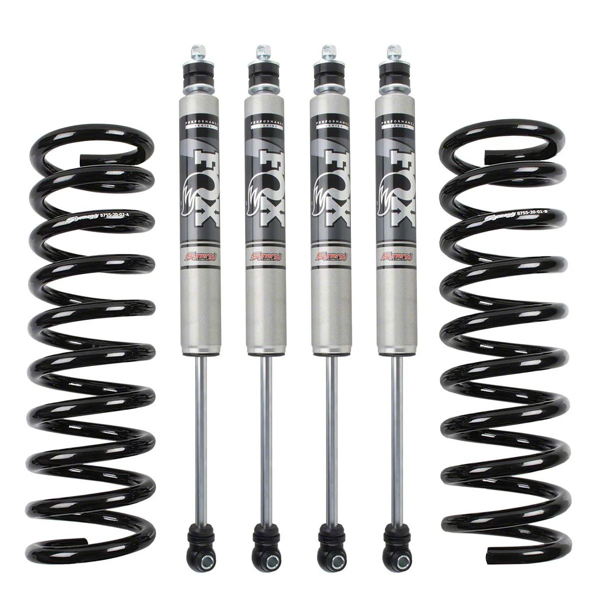 Synergy Manufacturing 2.25-Inch Front Leveling System with FOX Shocks (14-18 6.7L RAM 2500, Excluding Power Wagon)