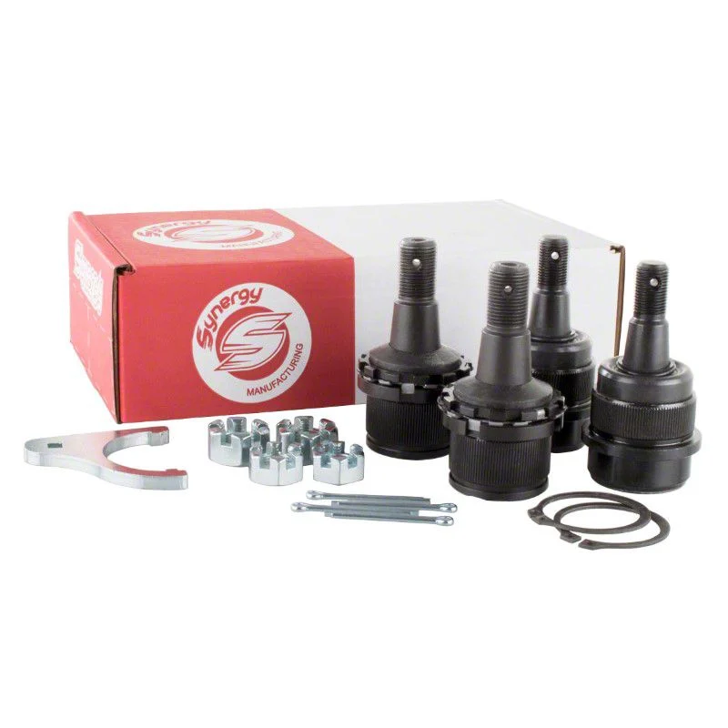 Synergy Manufacturing HD Adjustable Ball Joint Kit; Knurled (03-12 4WD RAM 3500)