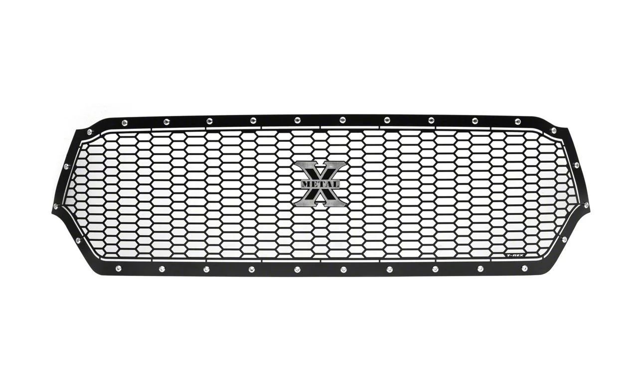 T-REX Grilles Laser X-Metal Series Upper Replacement Grille; Black (19-24 RAM 1500 Big Horn, Laramie, Tradesman)