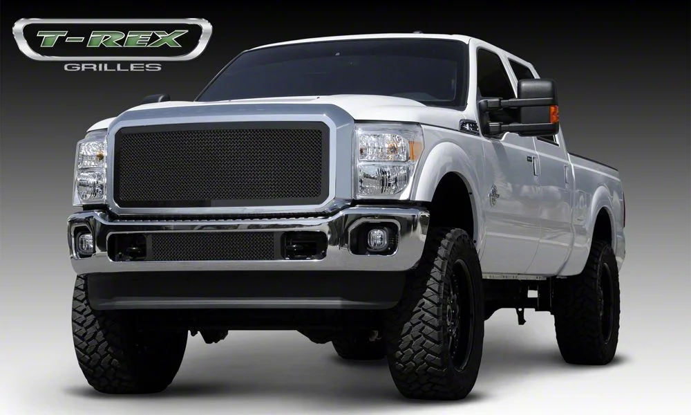 T-REX Grilles Upper Class Series Upper Grille Insert; Black (11-16 F-250 Super Duty)