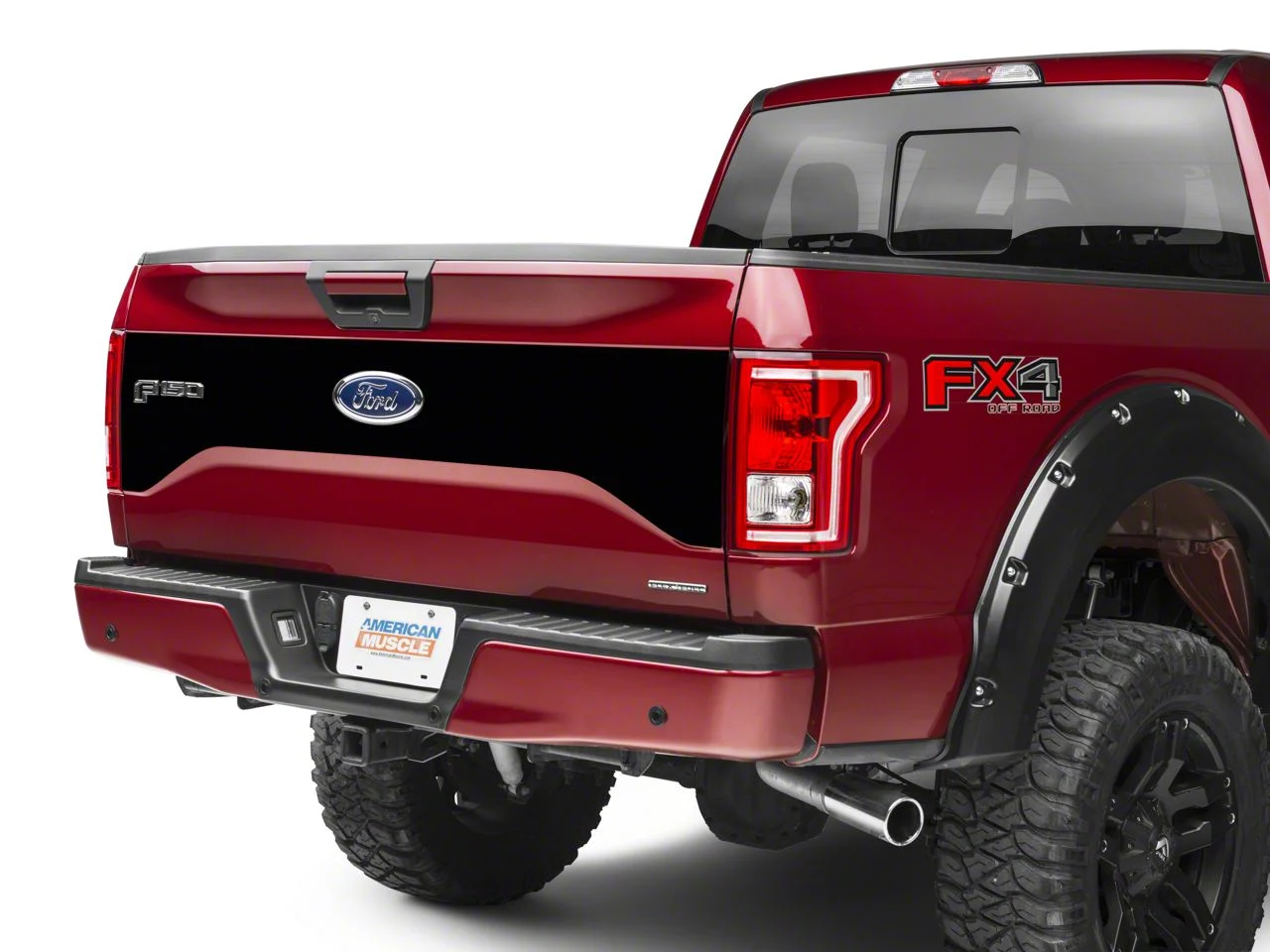 SEC10 Tailgate Panel Decal; Gloss Black (15-17 F-150 w/o Tailgate Applique)