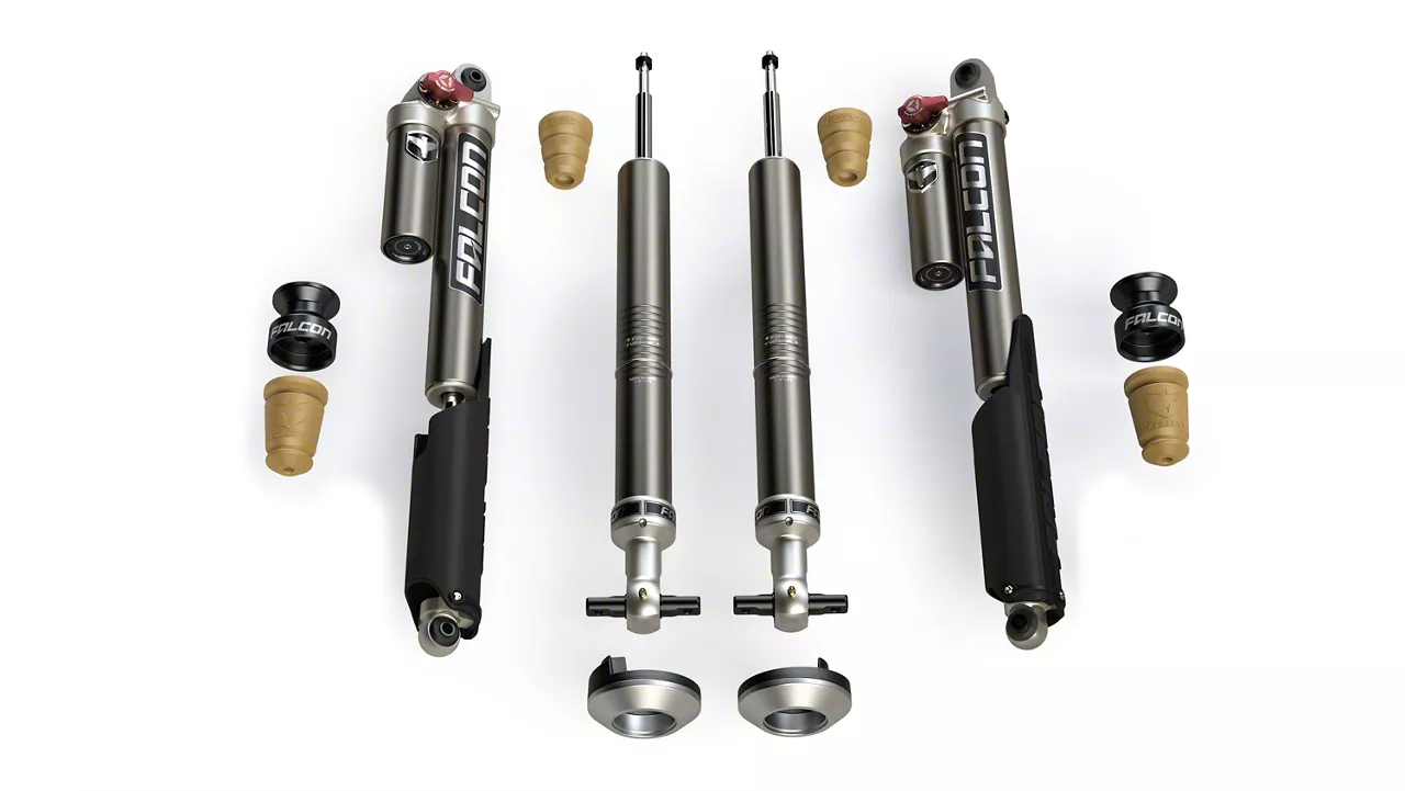 Falcon Shocks 4 to 6-Inch Sport Tow/Haul Shock Leveling System (15-26 F-150 w/o CCD System, Excluding Raptor)