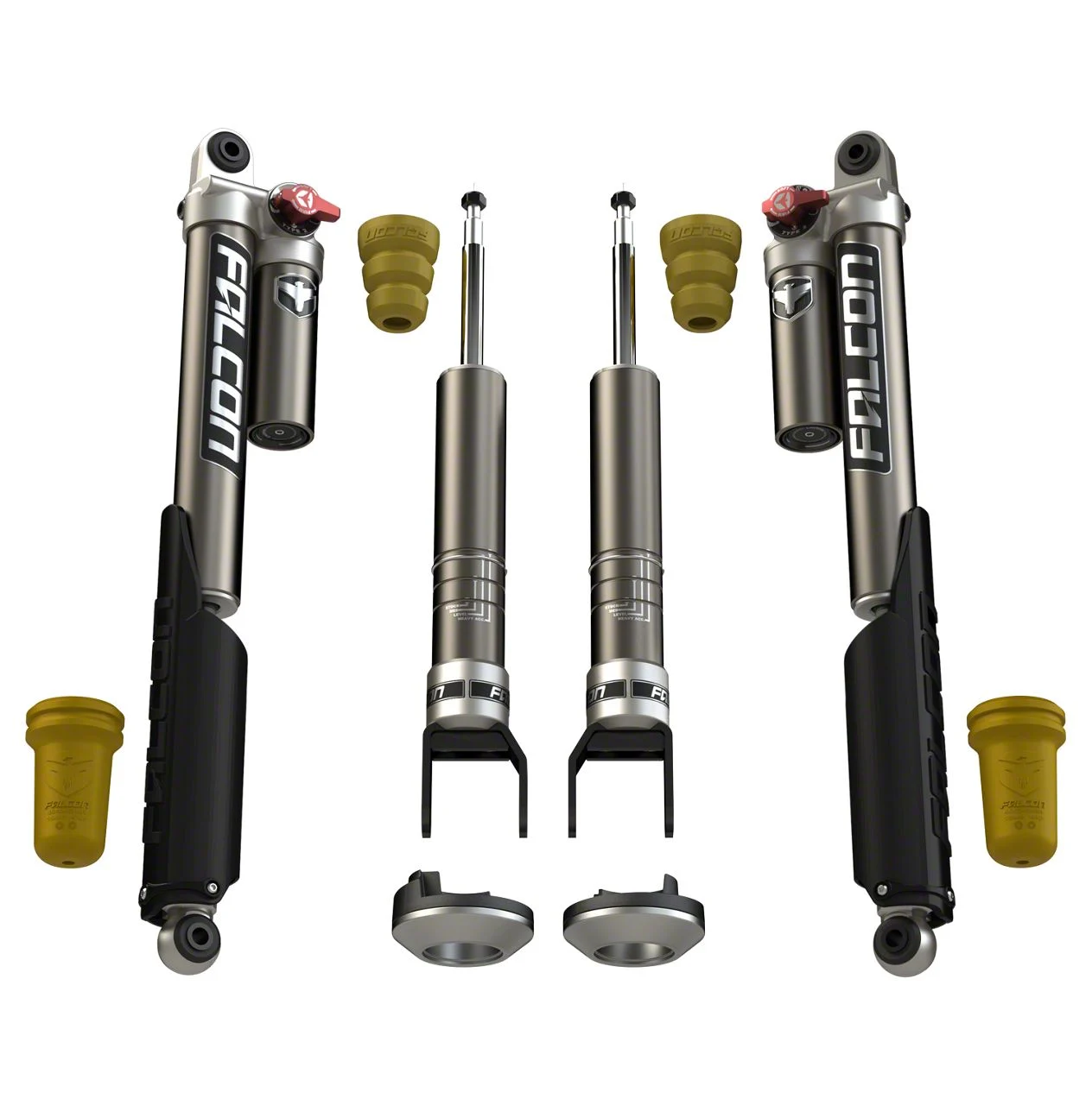 Falcon Shocks 2.25-Inch Sport Tow/Haul Shock Leveling System (09-18 RAM 1500)