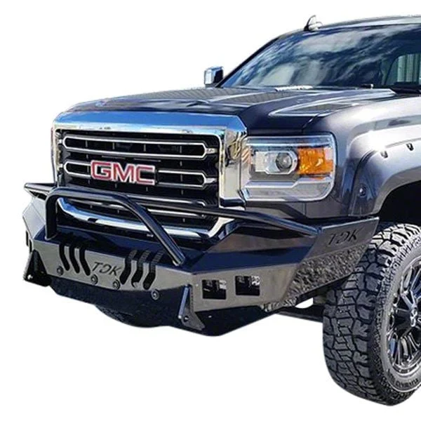 Throttle Down Kustoms Pre-Runner Front Bumper; Bare Metal (14-15 Sierra 1500)